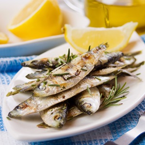 Sardines grillées à l'orientale