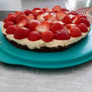 Tarte Fraises-Chantilly KetO de Carmen